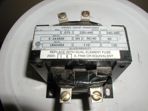 Control Circuit Transformer X-343858