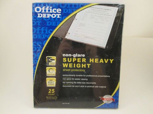 Office Depot Super Heavy Weight Clear - 25 Count
