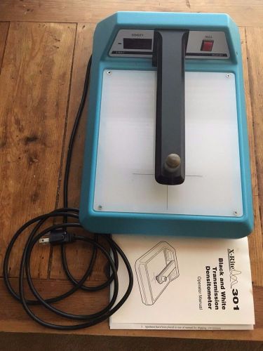 **X-rite 301 Transmission Densitometer manual Calibration Strip 301-27 Tested***