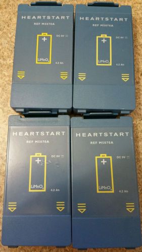 lot of 4 HeartStart Defibrillator Battery M5070A , OnSite, FRX AED