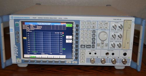 Rohde Schwarz FSUP8 Signal Source Analyzer 20hz-8GHz, LOADED and Guaranteed