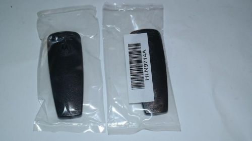 New lot 2 motorola hln9714a radio battery belt clips ht750 ht1250 1550 hln9714 for sale