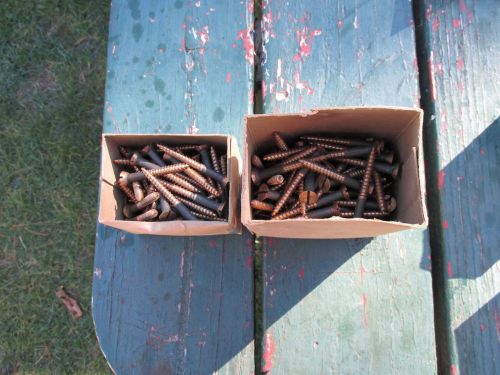 (180) 2&#034; silicon bronze wood screws-new