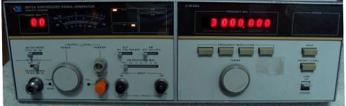 HP AGILENT 8672A SYNTHESIZED SIGNAL GENERATOR W/ OPT &amp; MANUAL! NIST CALIBRATED !