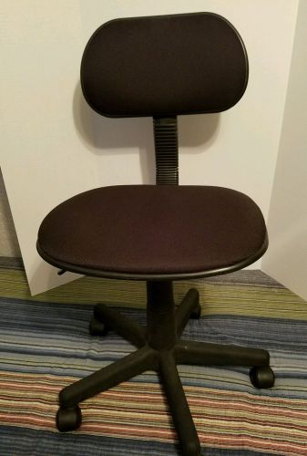 SAUDER Fabric Task Chair Adj. Height Gas Lift Student Office Desk Dorm Seat BLK