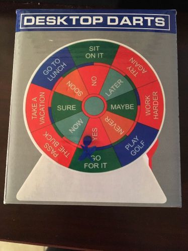 Magnetic Dart Board Desktop Organizer w/ Darts