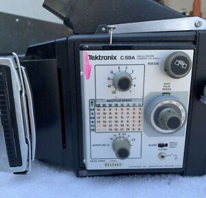 Tektronix C59A Oscilloscope Polaroid Camera