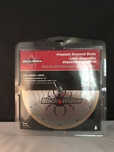 QEP 6-1008BW 10&#034; Black Widow Micro-Segmented Rim Diamond Blade, 5/8&#034; Arbor NEW