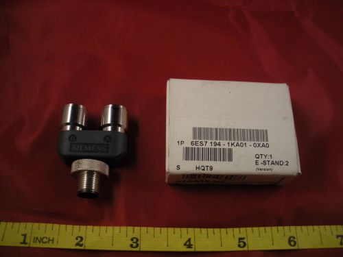 Siemens 6es7 194-1ka01-0xa0 connector y tee simatic e- stand version 2 nib new for sale