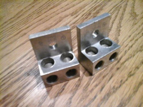 Burndy K2A2590 Mechanics Lugs Lot of 2