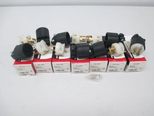 LOT 7 NEW COOPER CWL220P H/L PLUG 20A 250V 2P 2W D249462