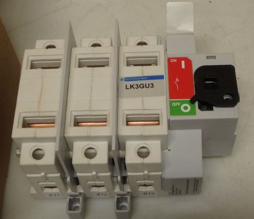 Telemecanique SCHNEIDER ELECTRIC  LK3GU3  SWITCH, DISCONNECT, 3PST, 60A, 600V