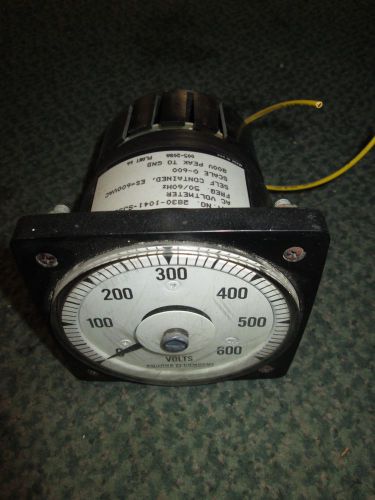 Square D  AC Volt Meter  63090 460 68  Range 0-600V  Used