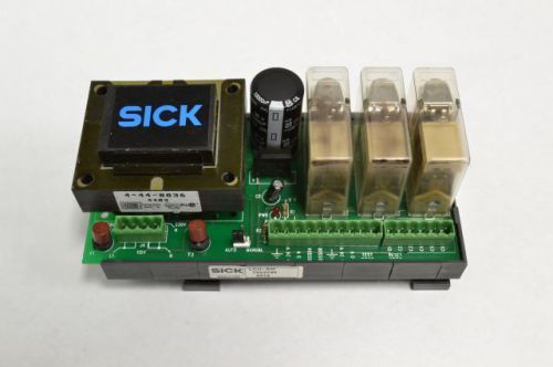 SICK LCU-AM 7022760 POWER SUPPLY RELAY BOARD 120/220V-AC 24V-DC B218735