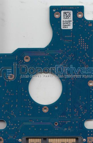 HTS727550A9E364, 0J24589 DA5879_, 0J23561, DA6098, Hitachi SATA 2.5 PCB + Servic