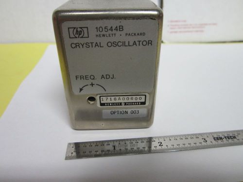 HP 10544B OSCILLATOR FREQUENCY STANDARD TIME BASE 10 MHz HEWLETT PACKARD #E2