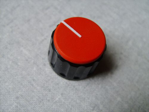 Knobs, collet type with optional colored tops 1/4 inch shaft