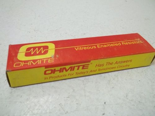 OHMITE D100K100 RESISTOR 100WATTS, 100 OHMS *NEW IN A BOX*