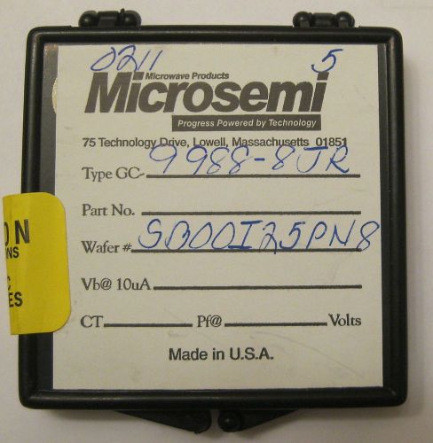 Microsemi GC9989-8JR Ultra High Barrier Beam-Lead Schottky Mixer Diodes 5pcs