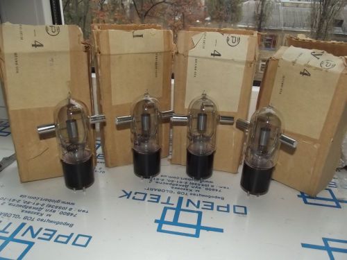 4 X GU-4 RAR! DIRECT HEART TRIOD tubes OTK  Lot of 4. Military acceptance.