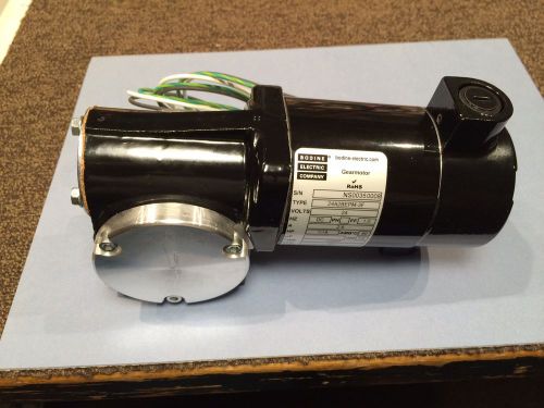 Gearmotor, Bodine. 24volt DC.  60 RPM.  Type 24A2BEPM-3F