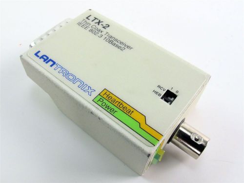 Lantronix LTX-2 Thin Coax Ethernet Transceiver IEEE 802.3 10BASE2
