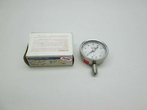 New ashcroft duralife plus 0-60psi 2-1/2 in 1/4 in npt pressure gauge d385090 for sale