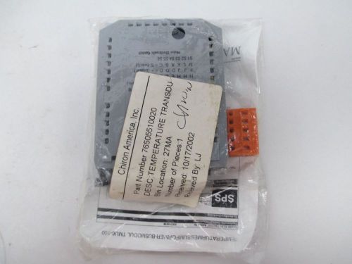 NEW MAHE TMU6-100 30030038 TEMPERATURE TRANSDUCER MODULE D279500