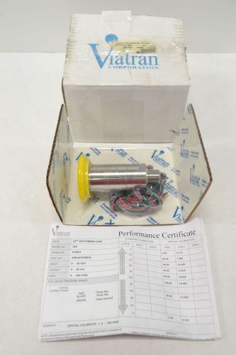 NEW VIATRAN  3505APSHBDH PRESSURE 10-36VDC 0-100PSI TRANSMITTER B223821