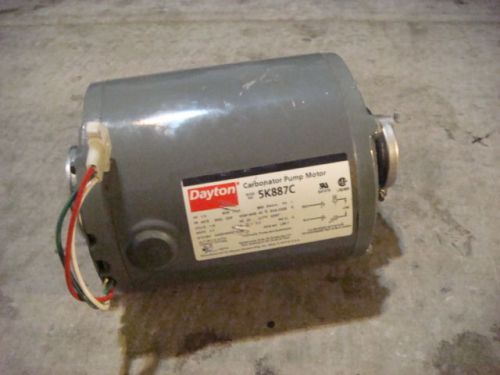 Dayton 5K887C Split-Phase Pump Motor 115V 60Hz 1/3HP 1PH 1725RPM (inv no.205)