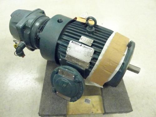 135113 New-No Box, Reliance Electric D303414M-001-DJT1 Brake-Motor, 3HP, 1755 RP