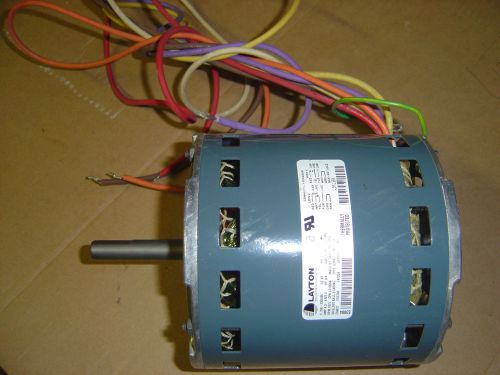 Motor LAYTON MFG. 16594  208/230/460v 50hz 60hz 1PH  3/4 HP 1075 RPM