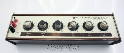 RADAT Box Decade Resistance R116 BP 400VDC max - For Parts