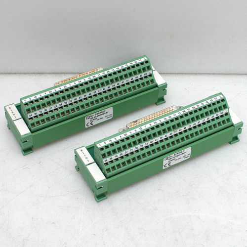 Lot: 2 Phoenix Contact UM 45-D50SUB/S/ZFKDS Varioface Modules DSUB to Wiring