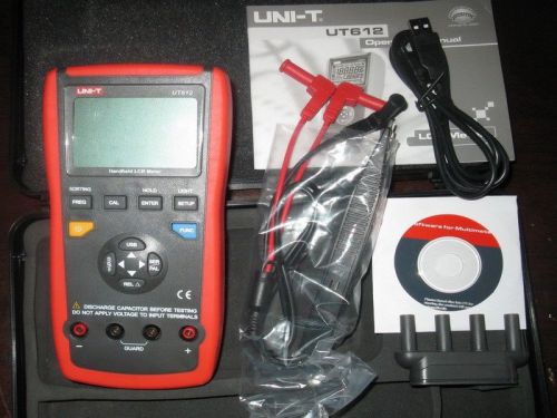 Handheld LCR Meter Inductance Capacitance L/C/R/DCR/Q/D/?/ESR Test 100KHz USB