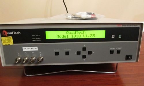 Quadtech 1910 Inductance Analyzer 20 Hz - 1 MHz LCR RLC Impedance Meter