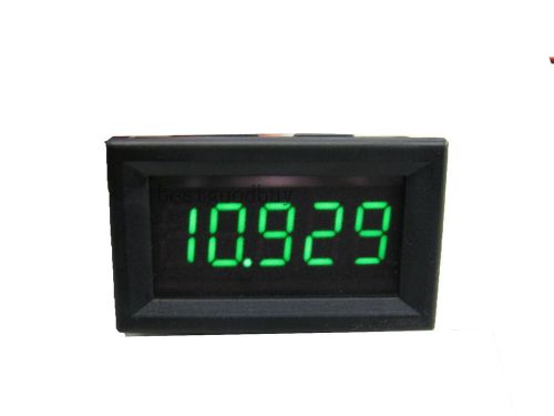 5 digit dc 0-33.000v green led digital voltmeter volt panel meter monitor gauge for sale