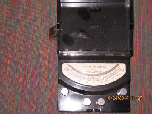 GE   DC  AMPS  METER