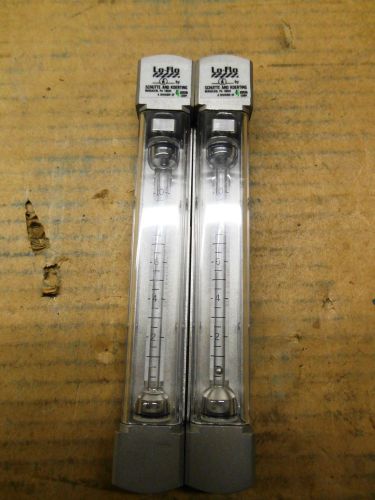 SCHUTTE &amp; KOERTING LO-FLO FLOWMETER, LOT OF 2, USED