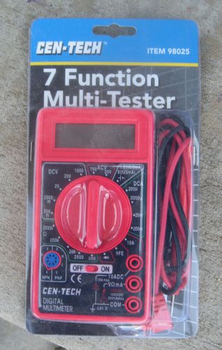 NEW  CEN-TECH 7 Fuction Multi-Tester