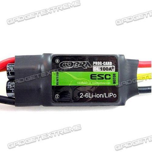 COBRA 100A ESC 2-6S Switch Voltage Regulated BEC 6A 5.5V for RC Model e