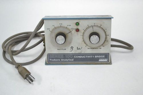 FOXBORO CONDUCTIVITY BRIDGE 0-10MICROHMS/CM PROCESS TEST EQUIPMENT 100 B331069