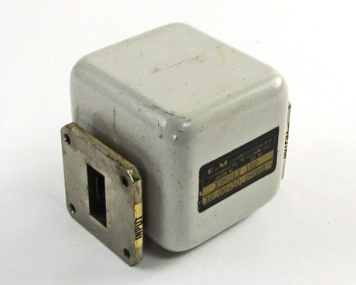 E&amp;M X958LI-102 Waveguide Isolator - 10-10.25 GHz, WR-90