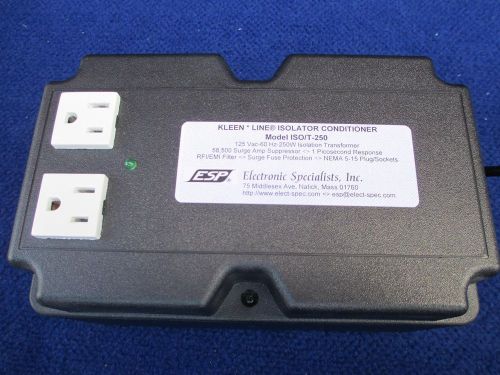 #o45 esp kleen line isolator conditioner model: iso/t-250 for sale