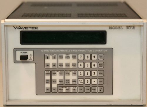 Wavetek 273 Option 2 Synthesized Function Generator 12 MHz