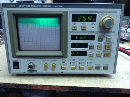 Anritsu MS610B 10khz-2 GHz Spectrum Analyzer