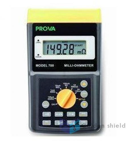 PROVA 700 Milli-Ohmmeter,100uA - 5A Test Current,NEW