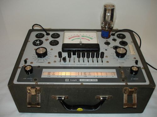 Knight KG-600B Vacuum Tube Valve Tester Working