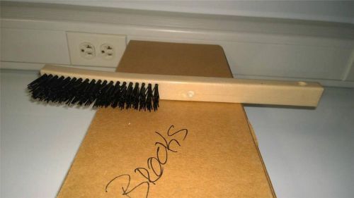 Nylon Scratch Brush Synthetic Bristles Total 13-7/8&#034;