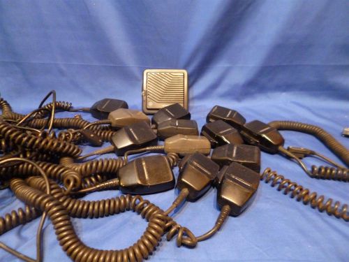 13x GE Ericsson Handheld Speaker Mic Radio Microphone &amp; 1 Speaker